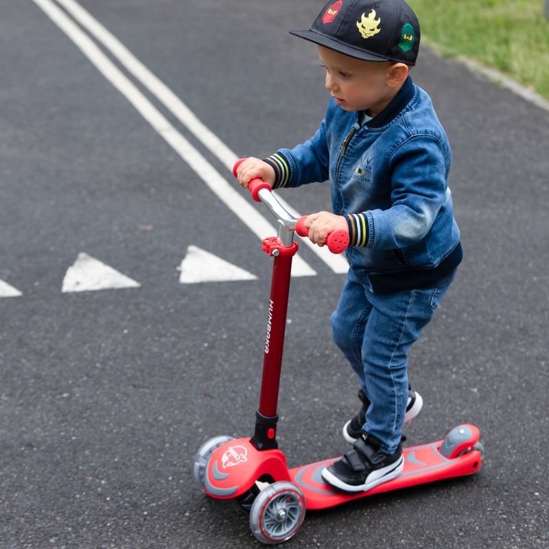 HUMBAKA Mini Y, monopattino triciclo per bambini rosso 4