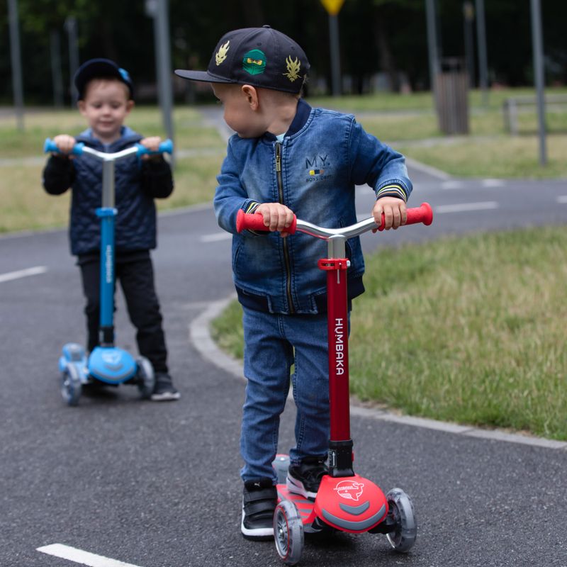 HUMBAKA Mini Y, monopattino triciclo per bambini rosso 5