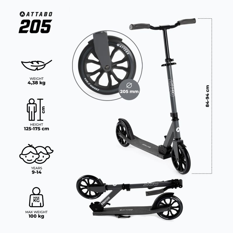Scooter ATTABO 205 grigio 2