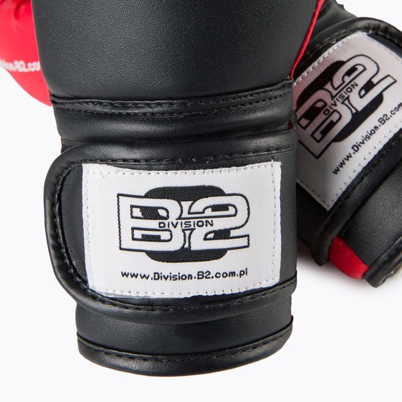 Guanti da boxe DIVISION B-2 DIV-TG01 nero/rosso 5