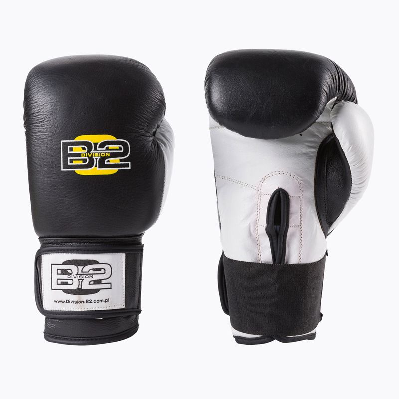 Guanti da boxe DIVISION B-2 DIV-SG01 nero/bianco
