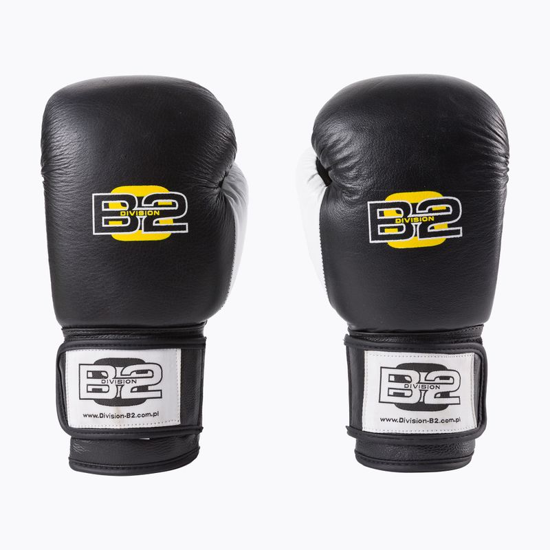 Guanti da boxe DIVISION B-2 DIV-SG01 nero/bianco