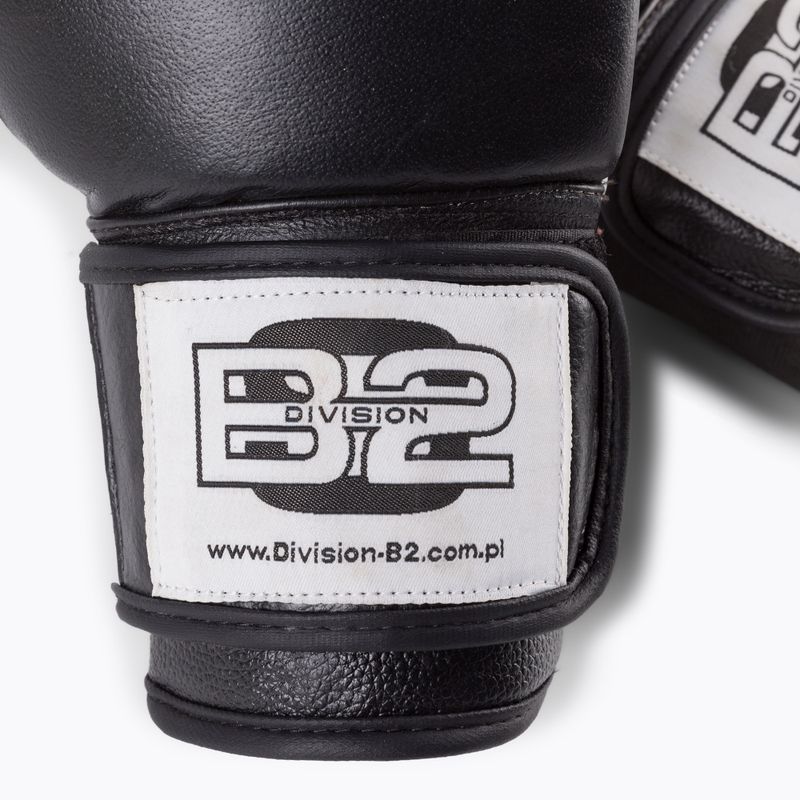 Guanti da boxe DIVISION B-2 DIV-SG01 nero/bianco 4
