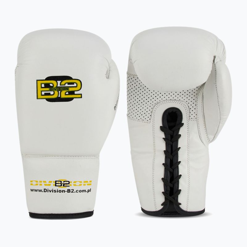 Guanti da boxe DIVISION B-2 DIV-PFG1500 Pro 3-Layer Foam bianco