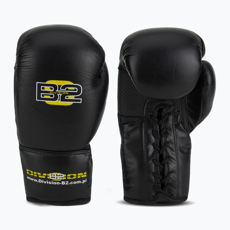 Guanti da boxe DIVISION B-2 DIV-PFG1500 Pro 3-Layer Foam nero