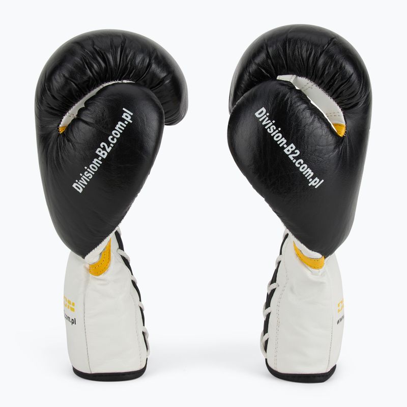 Guanti da boxe DIVISION B-2 DIV-PFG1500 Pro 3-Layer Foam nero/bianco 4