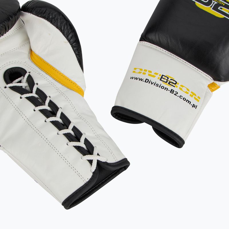 Guanti da boxe DIVISION B-2 DIV-PFG1500 Pro 3-Layer Foam nero/bianco 6