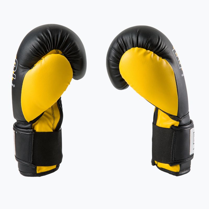 Guanti da boxe DIVISION B-2 DIV-TG01 nero/giallo 2