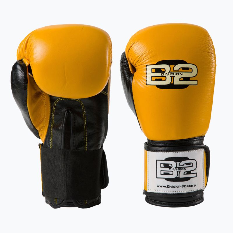 Guanti da boxe DIVISION B-2 DIV-SG01 giallo/nero 4