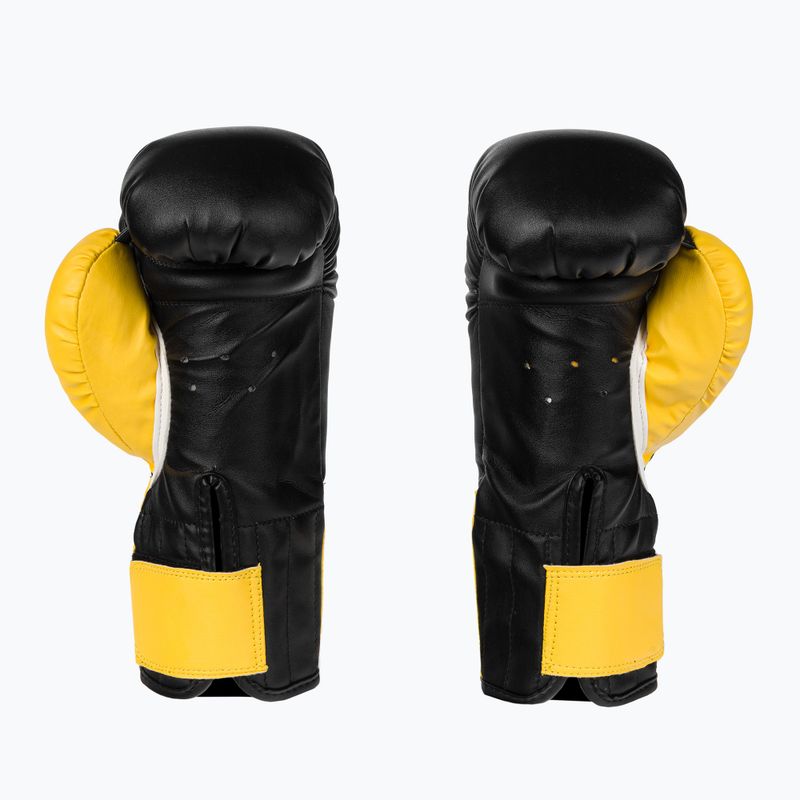 DIVISIONE B-2 Set da boxe per bambini nero/giallo Junior 4