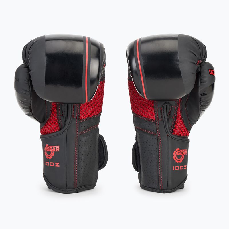 Guanti da boxe DIVISION B-2 Pro Carbon nero/rosso 3