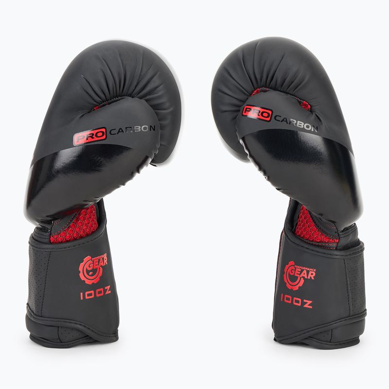 Guanti da boxe DIVISION B-2 Pro Carbon nero/rosso 4