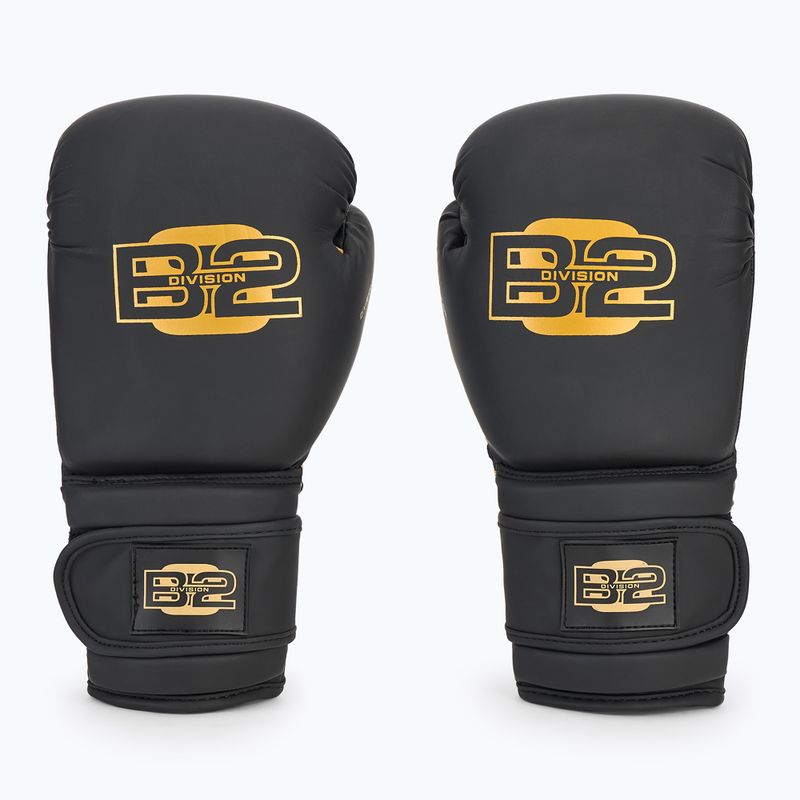 Guanti da boxe DIVISION B-2 Pro Carbon nero/oro 2