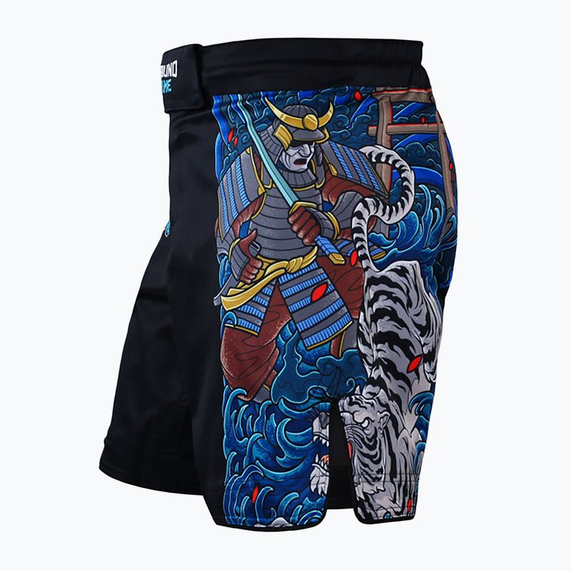 Pantaloncini da allenamento Ground Game MMA Yokai 3.0 uomo nero/multi 3