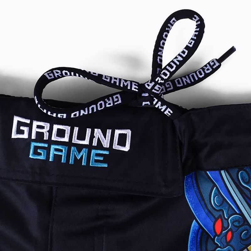 Pantaloncini da allenamento Ground Game MMA Yokai 3.0 uomo nero/multi 5