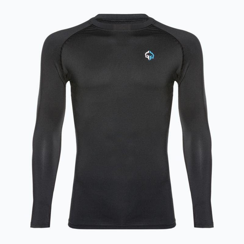 Ground Game Essential, rashguard a manica lunga da uomo, nero 4