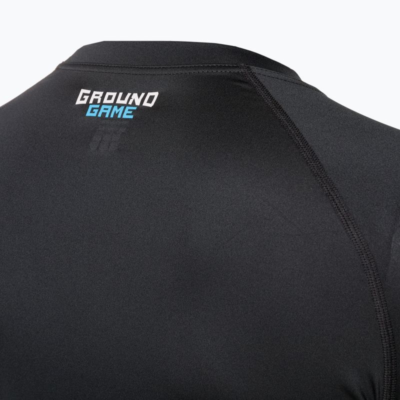 Ground Game Essential, rashguard a manica lunga da uomo, nero 7