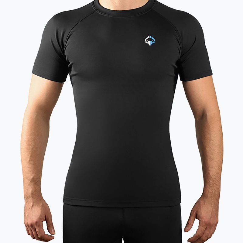 Ground Game Essential, rashguard da uomo, nero