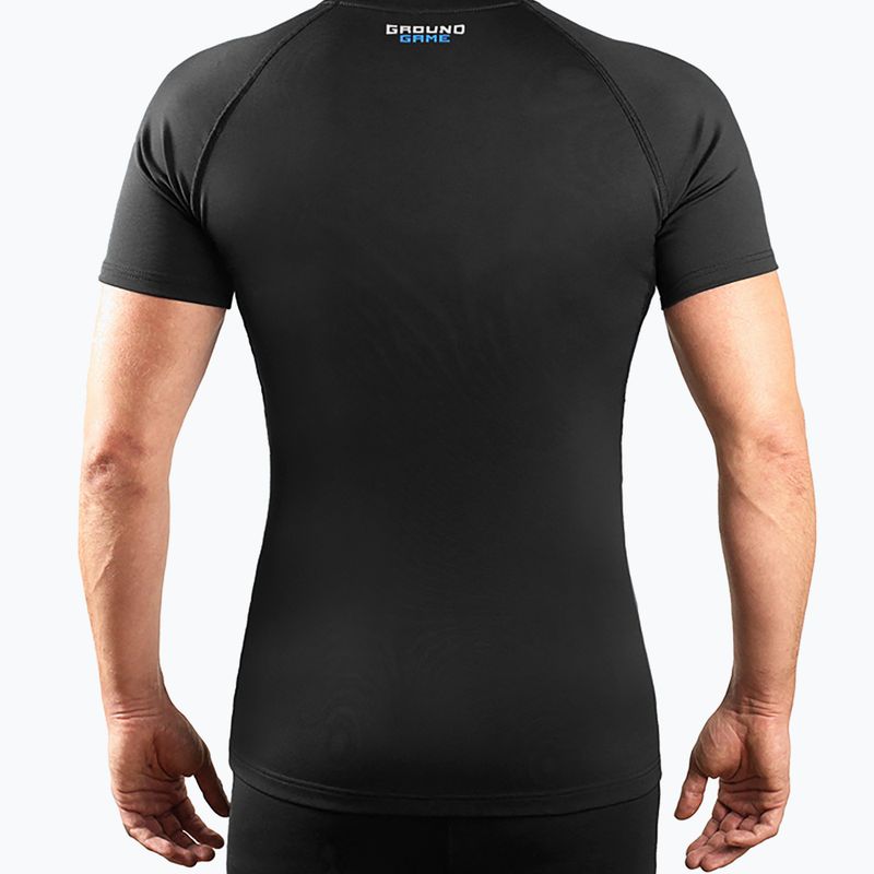 Ground Game Essential, rashguard da uomo, nero 3