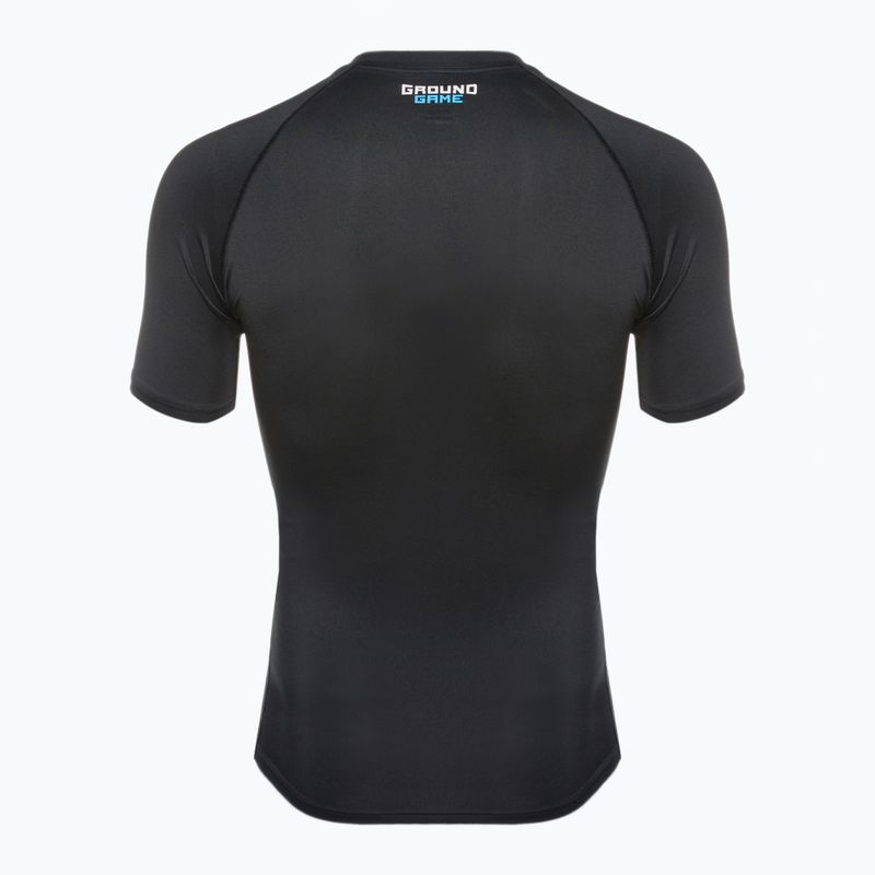 Ground Game Essential, rashguard da uomo, nero 5