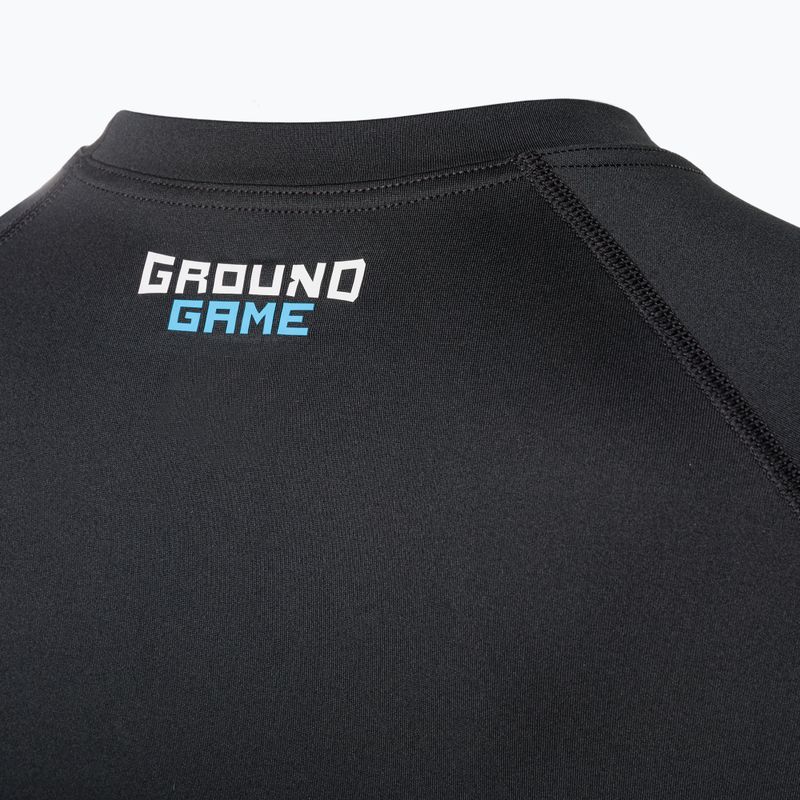 Ground Game Essential, rashguard da uomo, nero 7