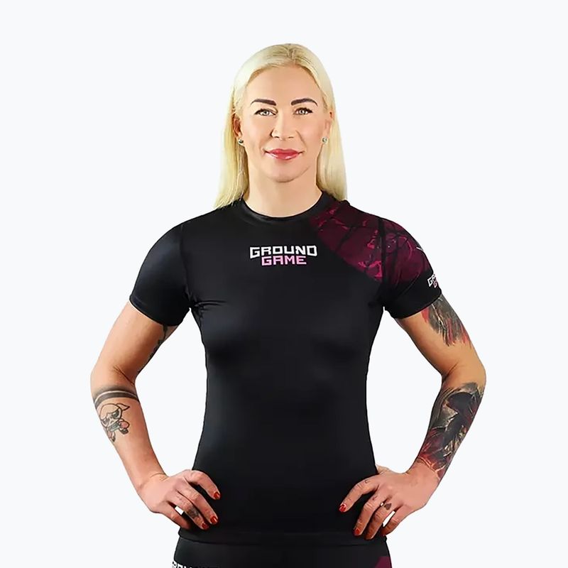 Rashguard donna Ground Game Tsuru Warrior multicolore