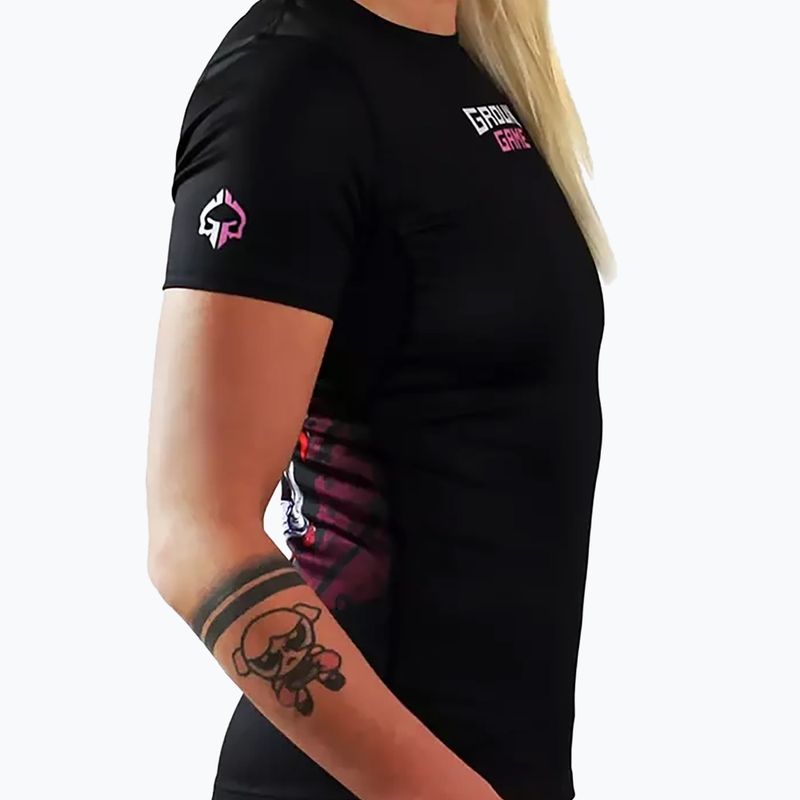 Rashguard donna Ground Game Tsuru Warrior multicolore 4