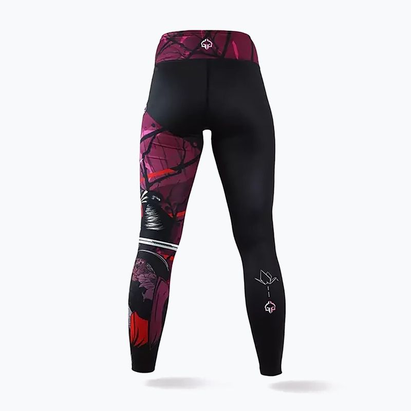 Leggings da allenamento Ground Game Tsuru Warrior da donna multicolore 2