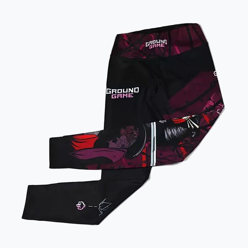 Leggings da allenamento Ground Game Tsuru Warrior da donna multicolore 5