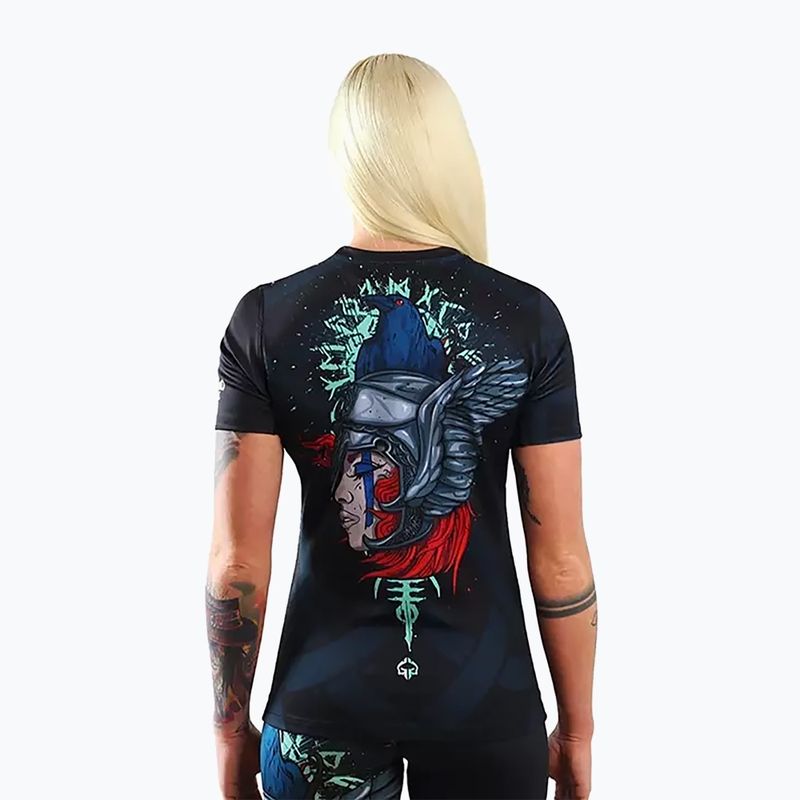 Rashguard Ground Game donna Valkyria multicolore 2