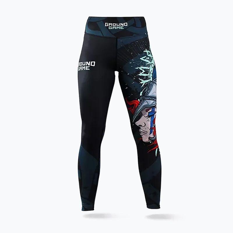 Leggings da allenamento donna Ground Game Valkyria multicolore