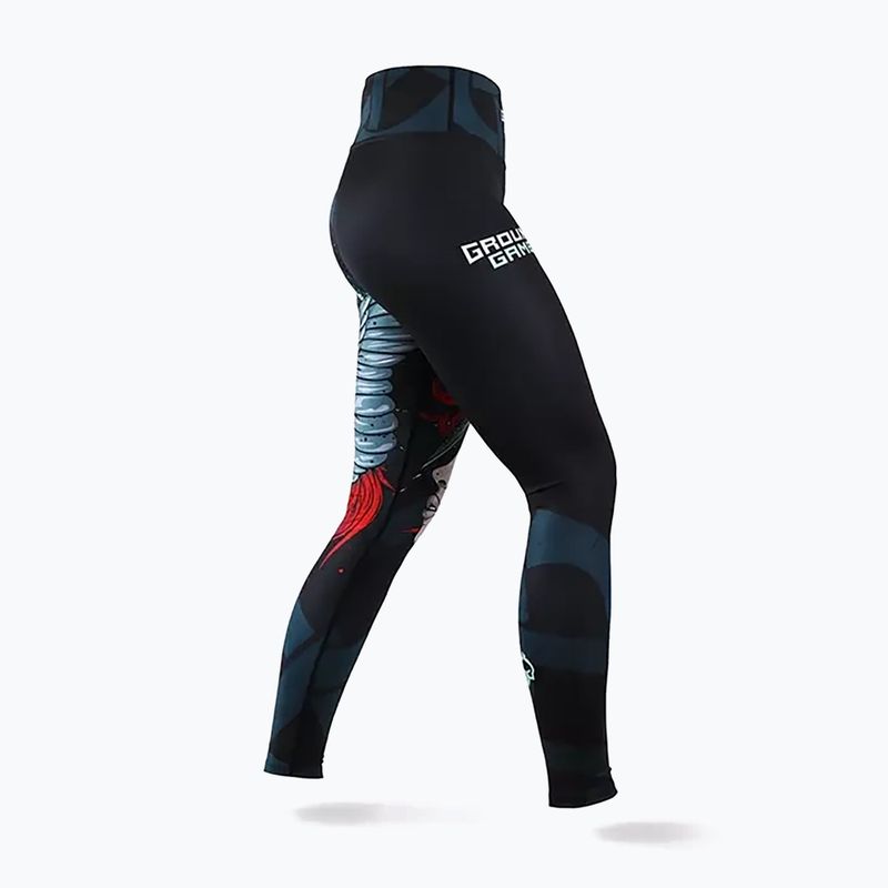 Leggings da allenamento donna Ground Game Valkyria multicolore 4