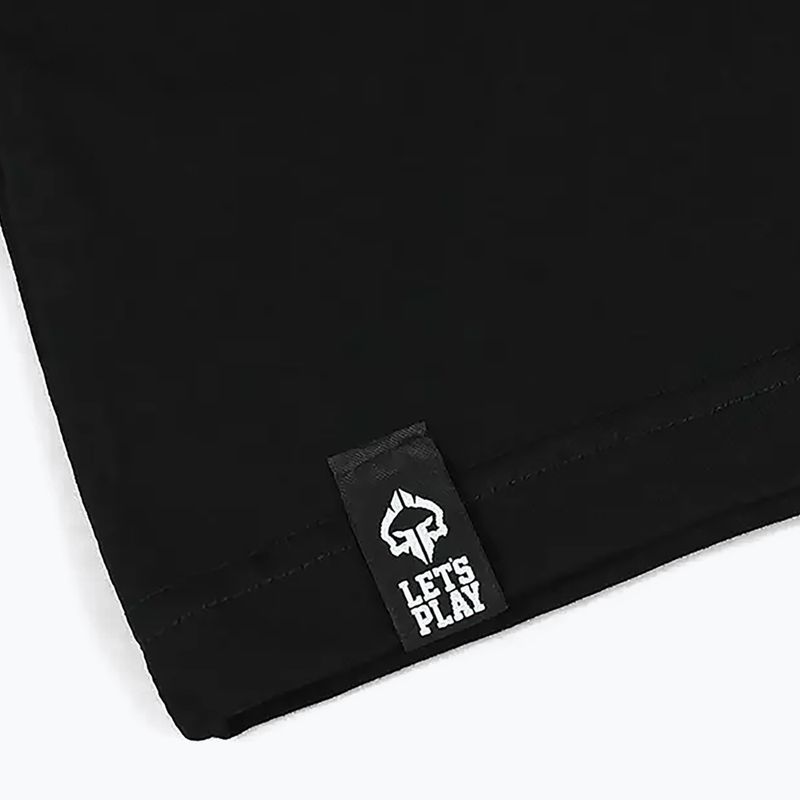 Maglietta Ground Game Minimal Typo da uomo, nero 4