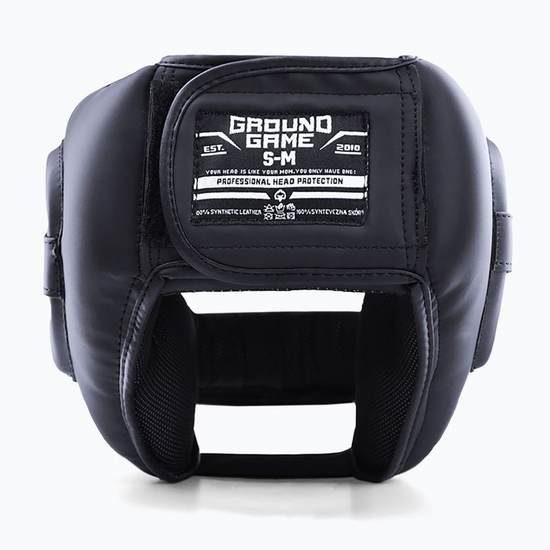 Casco da boxe Ground Game Stripe Black 4