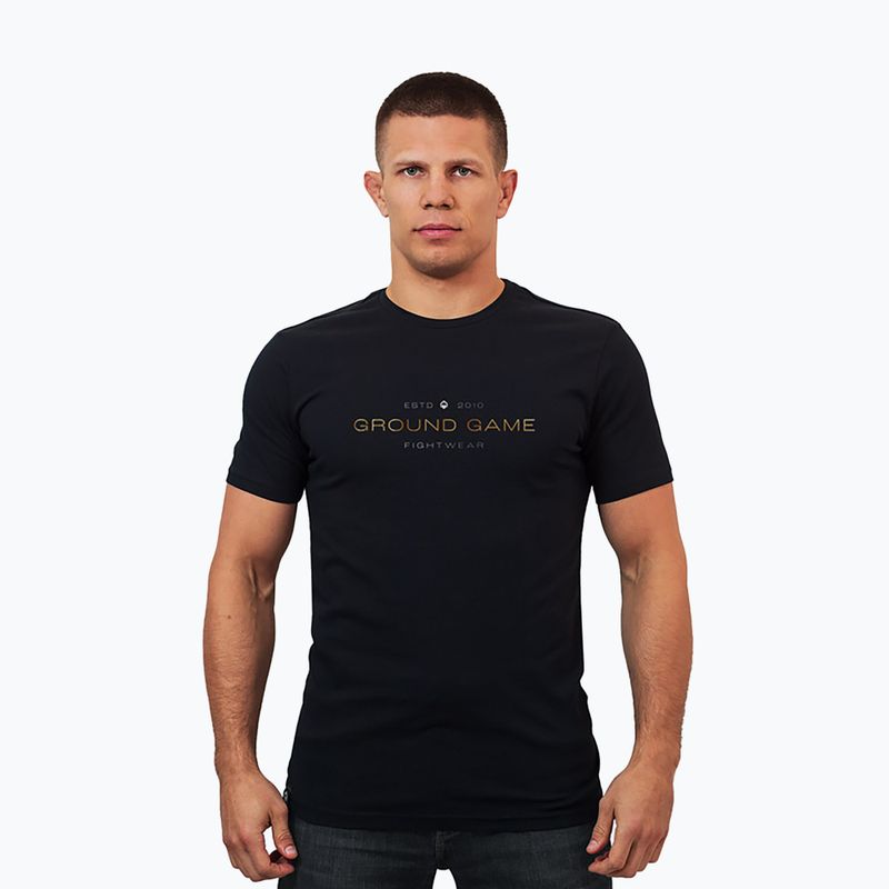 Maglietta Ground Game Gold Typo da uomo