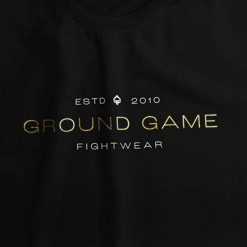 Maglietta Ground Game Gold Typo da uomo 3