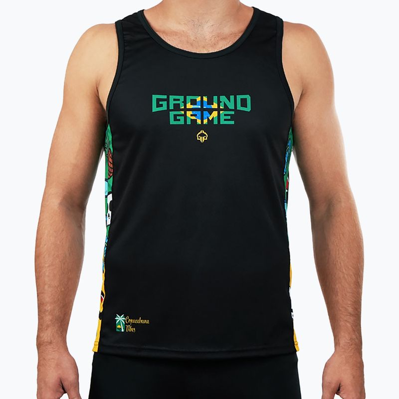 Canotta Ground Game Copacabana multicolore