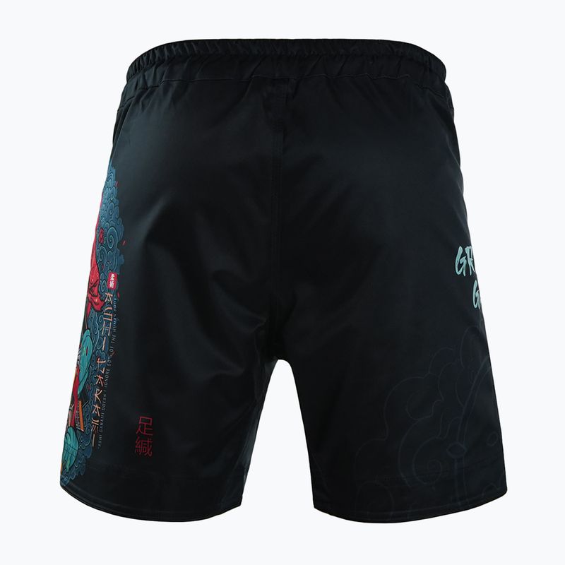 Pantaloncini da allenamento MMA Ashi Garami multicolore da uomo Ground Game 2