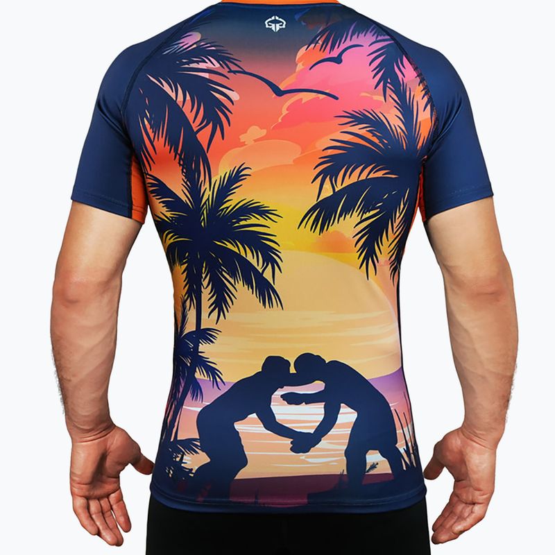 Rashguard Ground Game Hang Loose da uomo multicolore 2