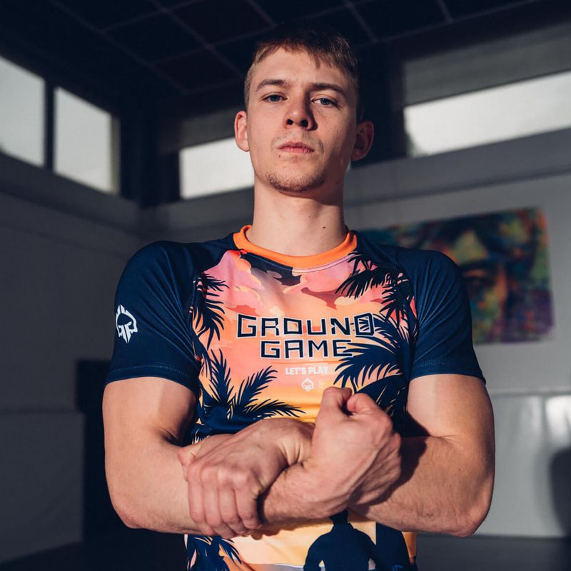 Rashguard Ground Game Hang Loose da uomo multicolore 5