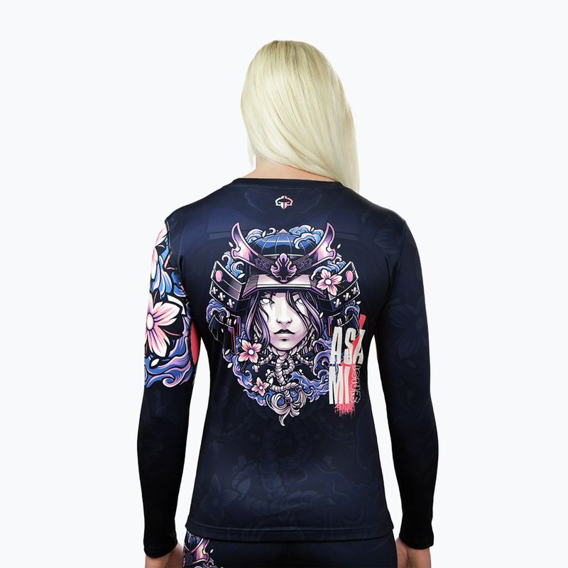 Ground Game Asami, rashguard a maniche lunghe da donna, multicolore 2