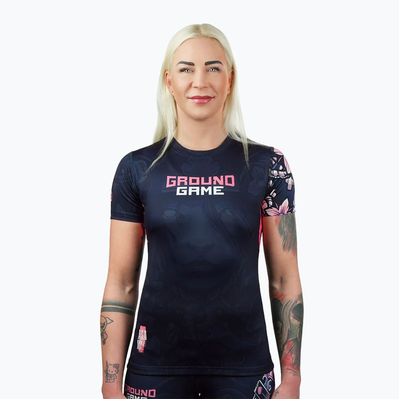 Rashguard Ground Game donna Asami multicolore