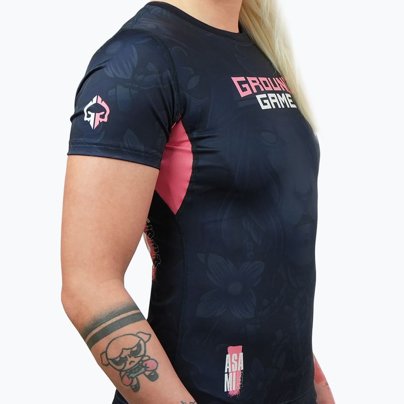 Rashguard Ground Game donna Asami multicolore 4