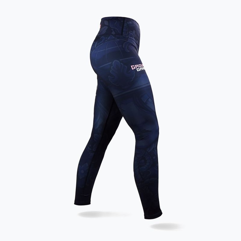 Leggings da allenamento da donna Ground Game Asami multicolore 4