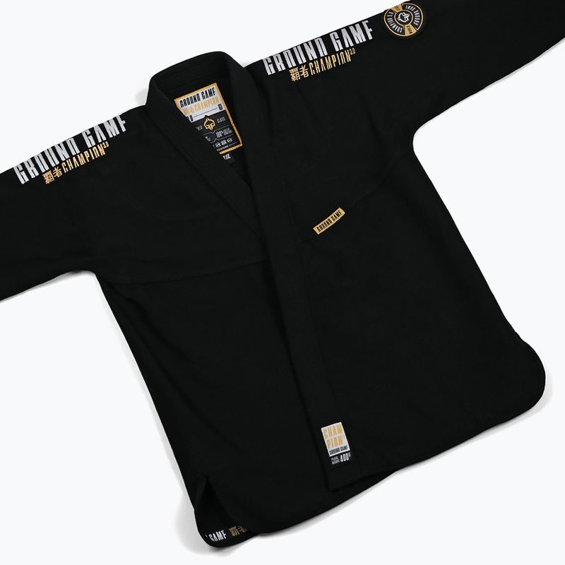 GI per Brazilian jiu-jitsu Ground Game Champion 3.0 nero 16