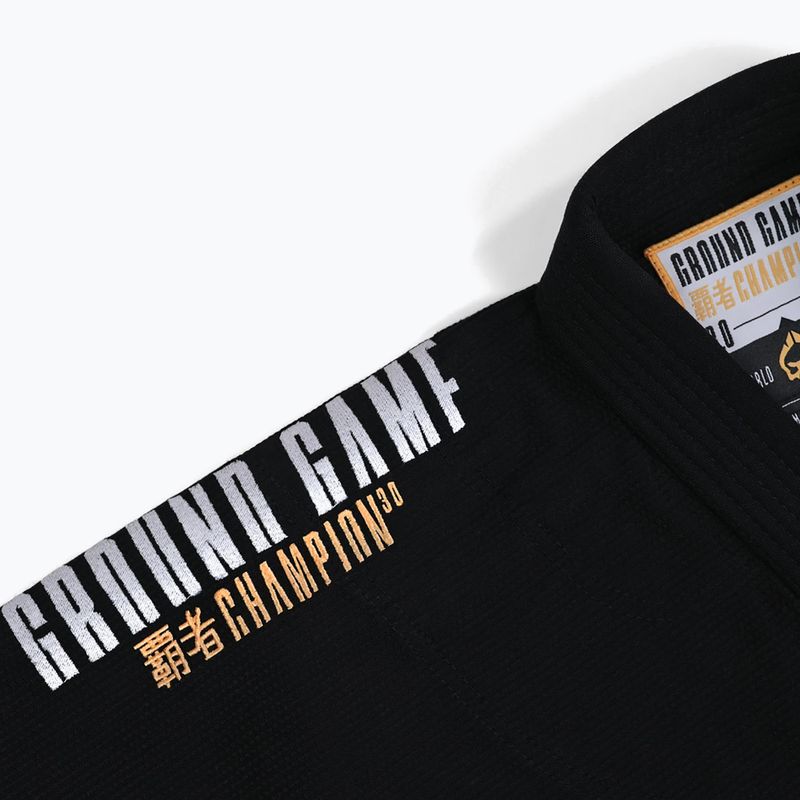 GI per Brazilian jiu-jitsu Ground Game Champion 3.0 nero 18