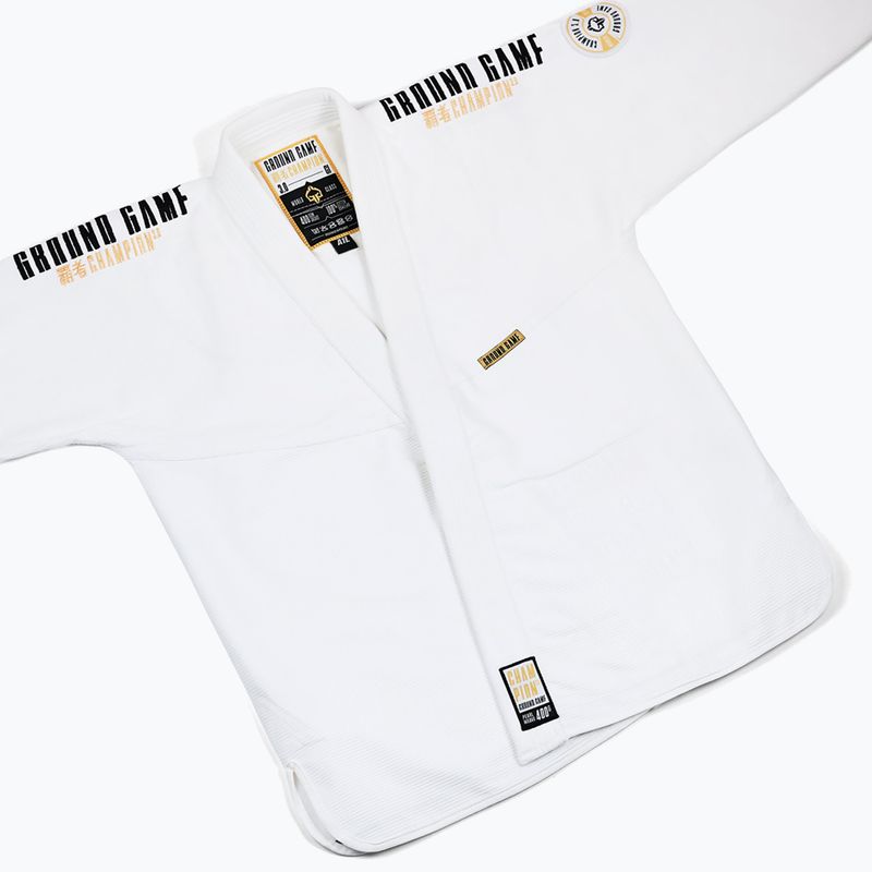 GI per Brazilian jiu-jitsu Ground Game Champion 3.0 bianco 16