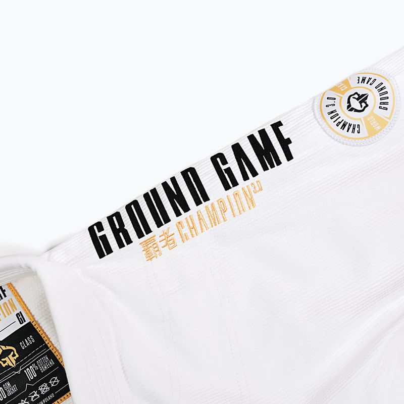 GI per Brazilian jiu-jitsu Ground Game Champion 3.0 bianco 17