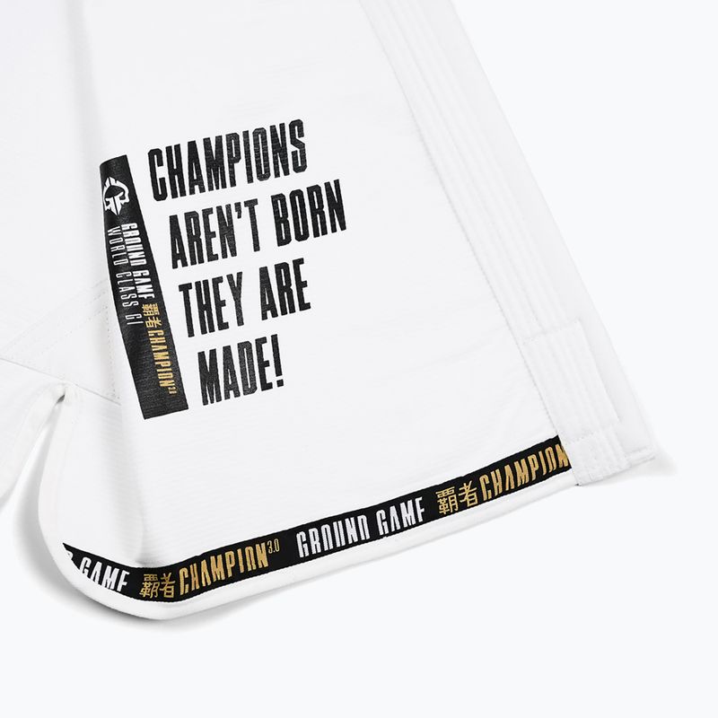 GI per Brazilian jiu-jitsu Ground Game Champion 3.0 bianco 19