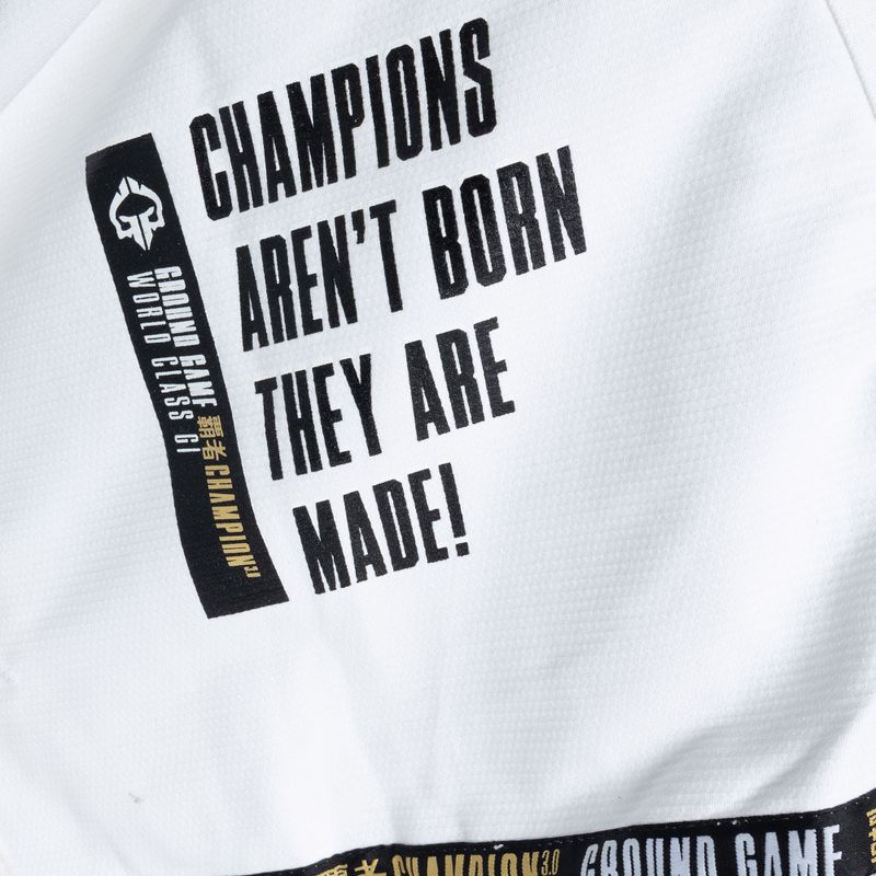 GI per Brazilian jiu-jitsu Ground Game Champion 3.0 bianco 10